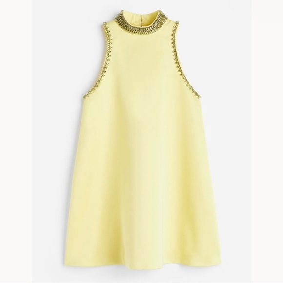 NWOT Rhinestone-embellished A-line Dress H&M - Picture 2 of 7